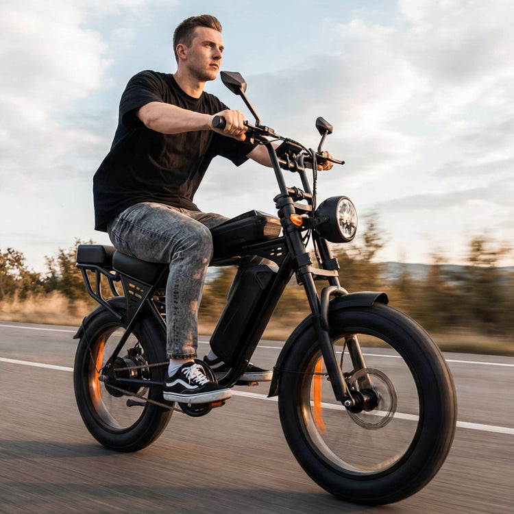 Aairsk X5 748W Electric Bike 20" Off Road Fat Tire 28MPH for Sale 24
