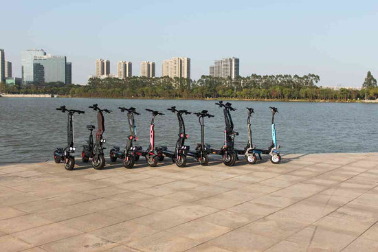 electric scooter with dual suspension for sale