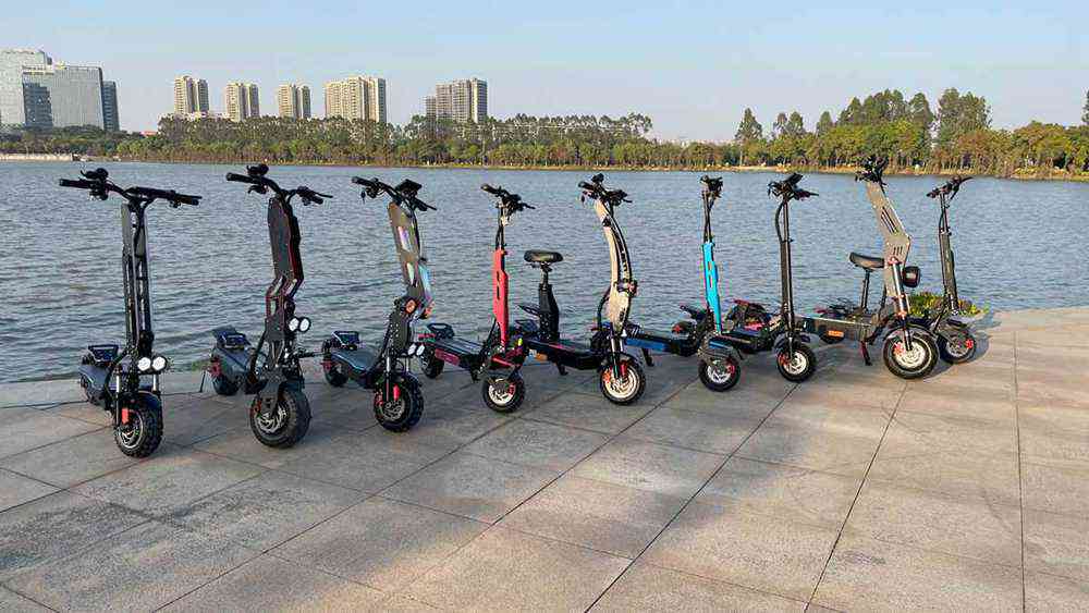 electric scooter with phone holder for sale