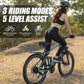 24" Dual-Suspension Electric Bicycle: Conquer City & Trails