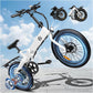 48V Foldable Electric Bike for Adults | 25MPH | 20" x 3.0" Fat Tire