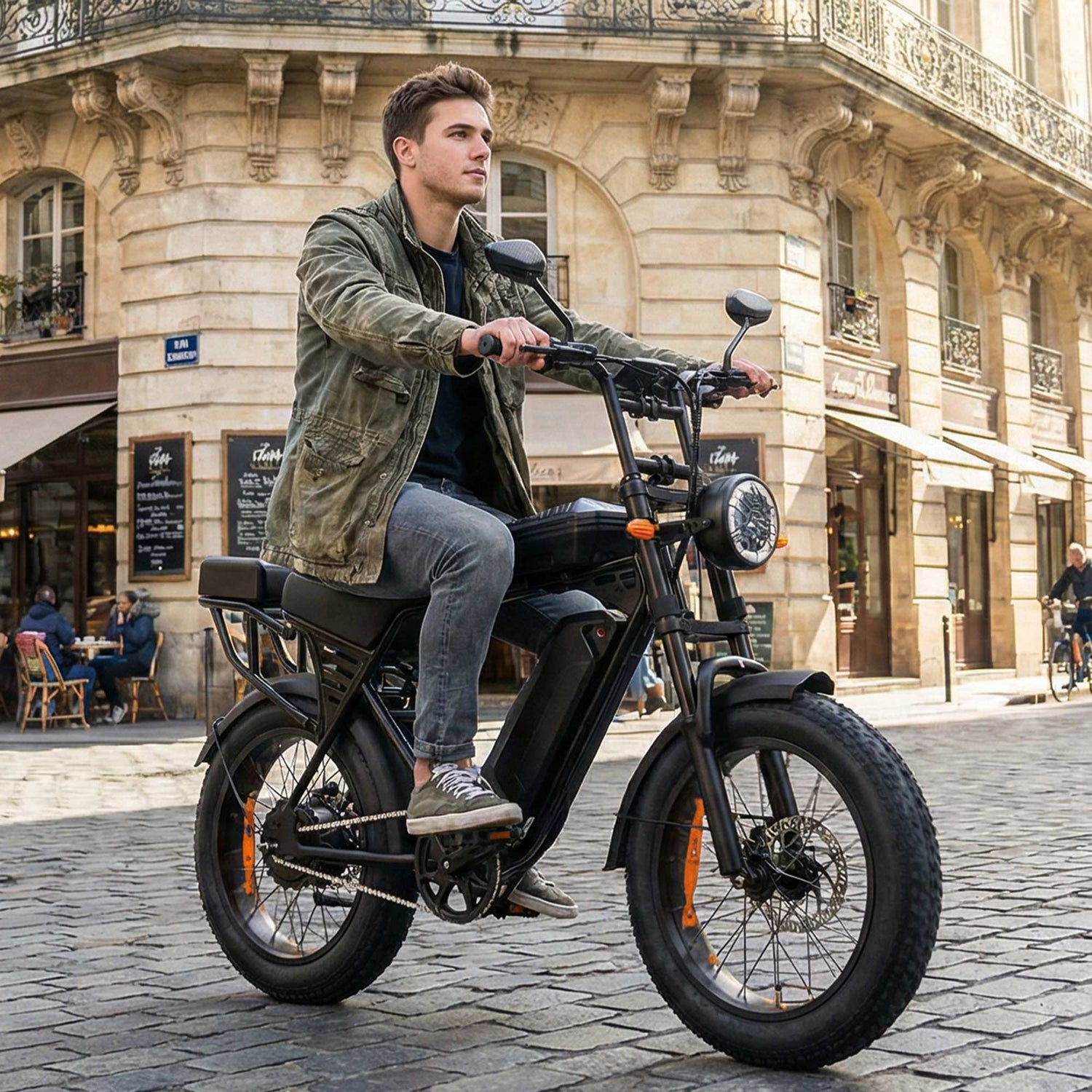 Aairsk X5 748W Electric Bike 20" Off Road Fat Tire 28MPH for Sale 23