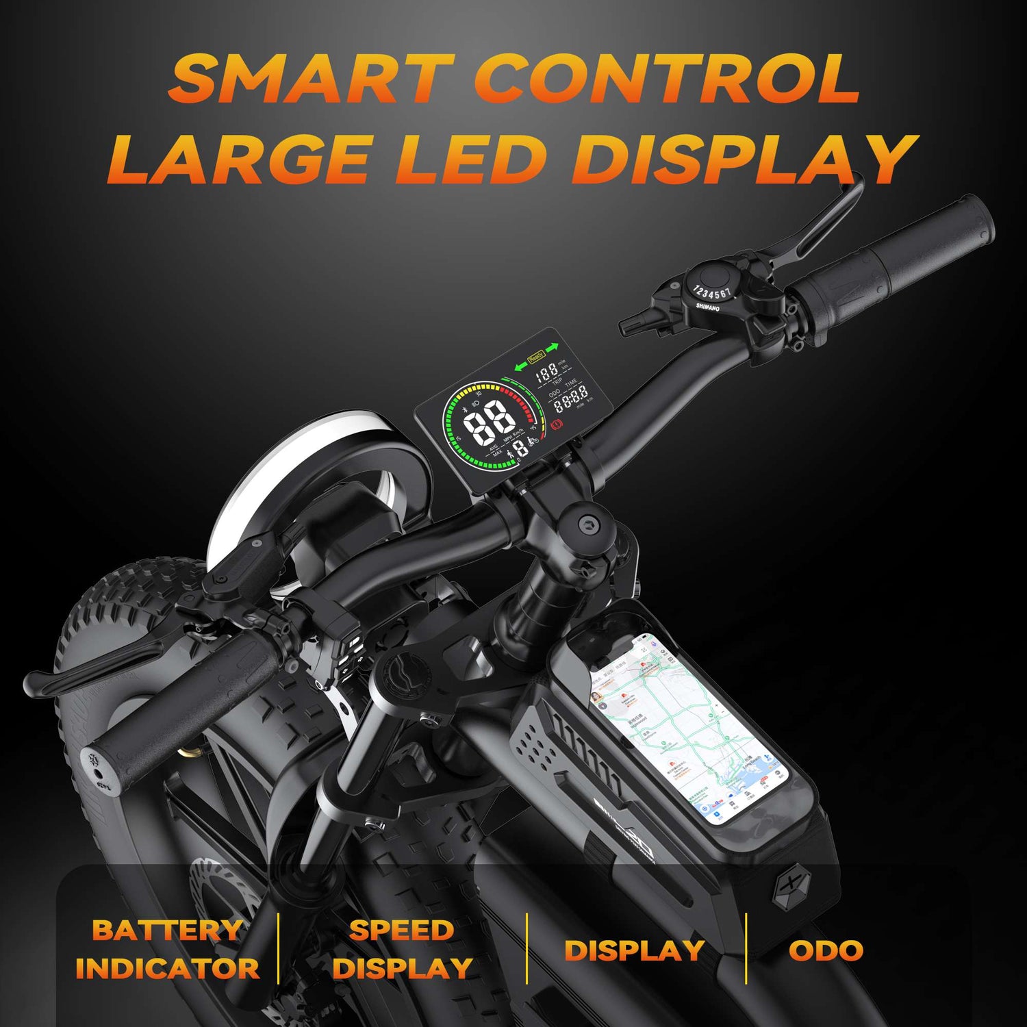 E-bike for Adults with Dual Battery 93 Miles Range 60V 3000W e20 Plus