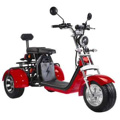 Electric Trike 3 Wheel Citycoco Scooter 60V 2000W 40AH 45KM/H COC EEC