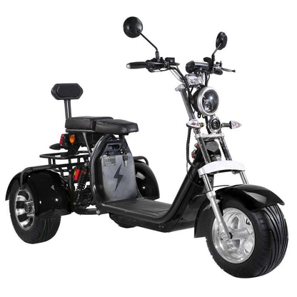 Electric Trike 3 Wheel Citycoco Scooter 60V 2000W 40AH 45KM/H COC EEC