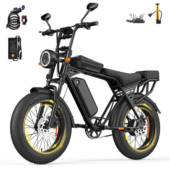  Fat Tire Electric Bike for Adults | 48V 15Ah | NFC Start | 25km/h CE