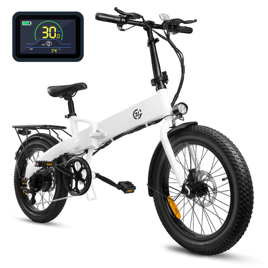 Foldable Electric Bike for Adults 48V 25MPH 20" x 3.0" Fat Tire US 1