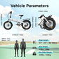 Foldable Electric Bike for Adults 48V 25MPH 20" x 3.0" Fat Tire US 16