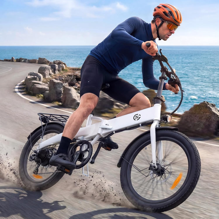 Foldable Electric Bike for Adults 48V 25MPH 20" x 3.0" Fat Tire US 17