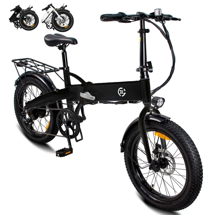 Foldable Electric Bike for Adults 48V 25MPH 20" x 3.0" Fat Tire US 12
