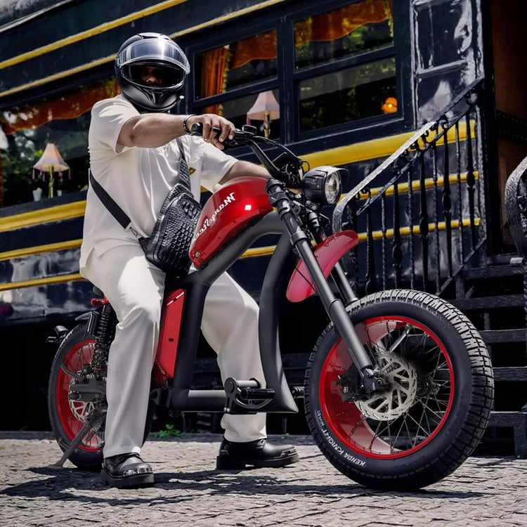 Mangosteen FT02 EEC Chopper E-Bike 48v 22.5ah Switzerland for Sale 14