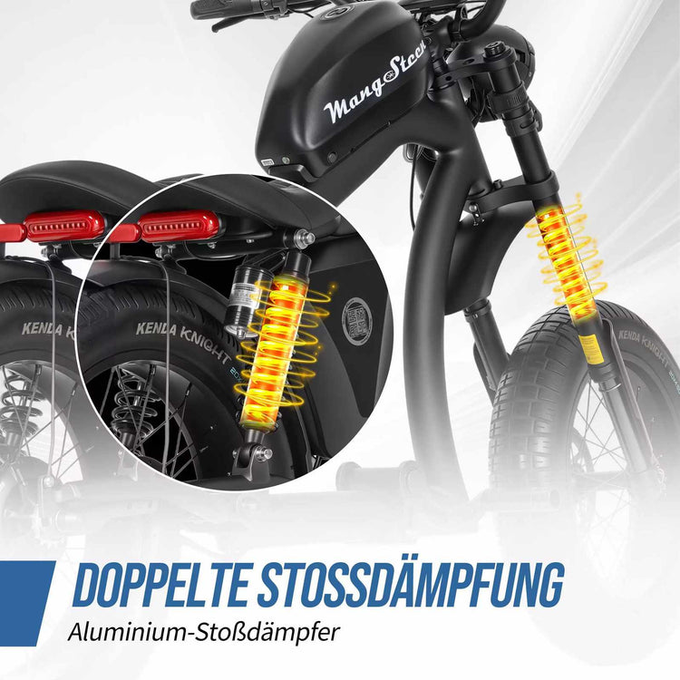 Mangosteen FT02 EEC Chopper E-Bike 48v 22.5ah Switzerland for Sale 15
