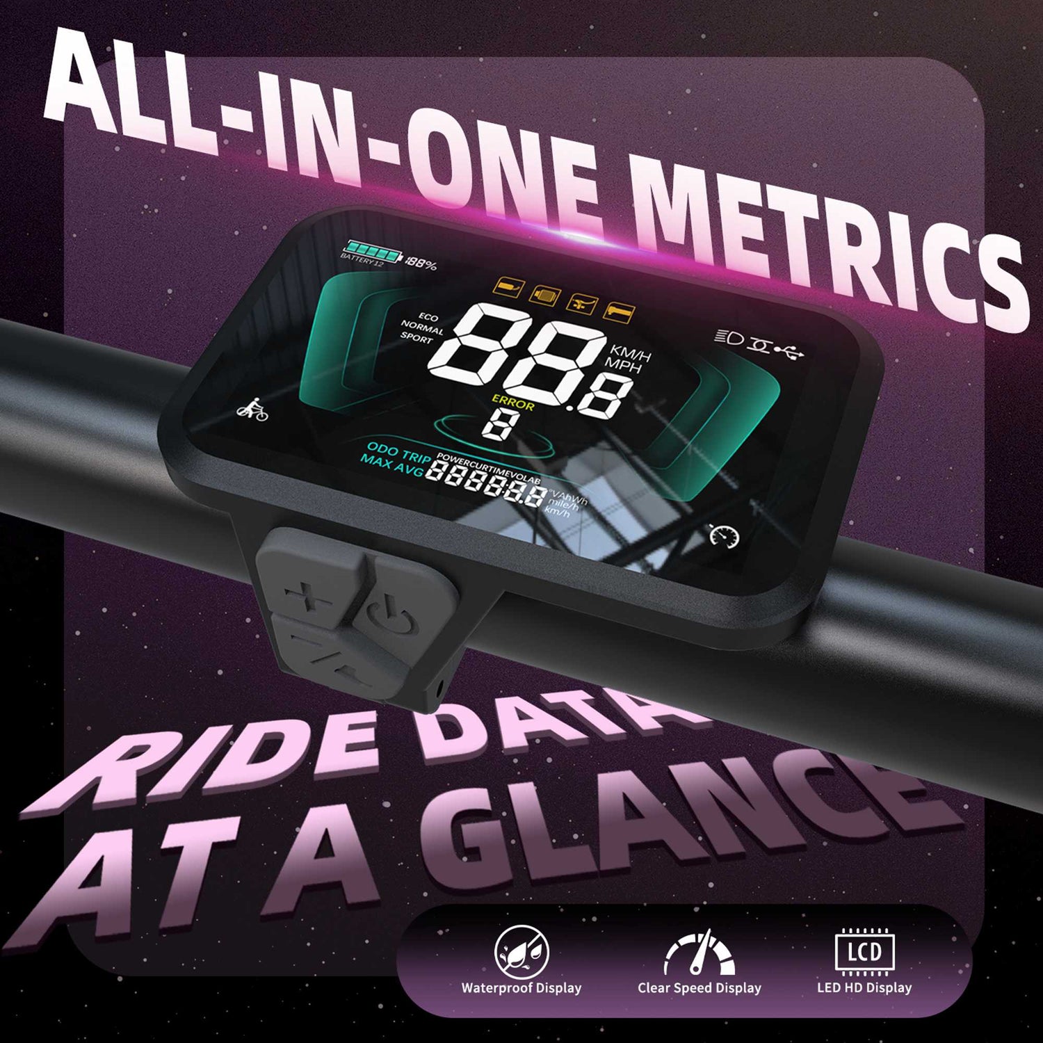 Mangosteen FT02 Electric Bike CE EU Certified for Adults & Teens 15