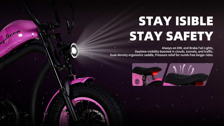 Mangosteen FT02 Electric Bike CE EU Certified for Adults & Teens 18