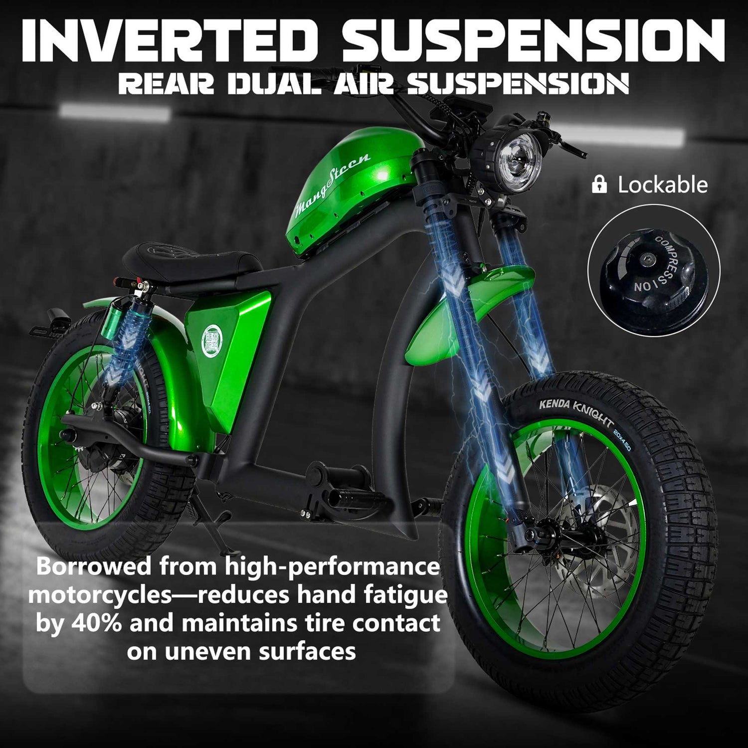 Mangosteen FT02 Street Legal Electric Bike 1000W EEC COC CE Certified 17