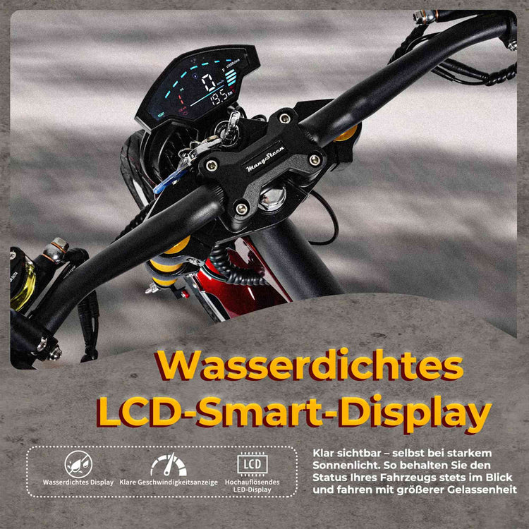 Mangosteen M8S Elektro Roller Chopper 4000w 80km/h EEC COC EU for Sale 17