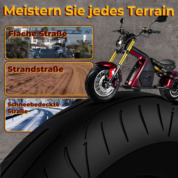 Mangosteen M8S Elektro Roller Chopper 4000w 80km/h EEC COC EU for Sale 2