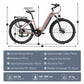 Rooder Maratho 28-inch electric bike details view showcasing the smart torque sensor and premium components.