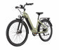 Rooder Maratho 28-inch electric bike in green color with front suspension fork and hydraulic brakes.