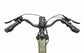 Green Rooder Maratho 28-inch electric bike handlebars with integrated hand grips and controls.