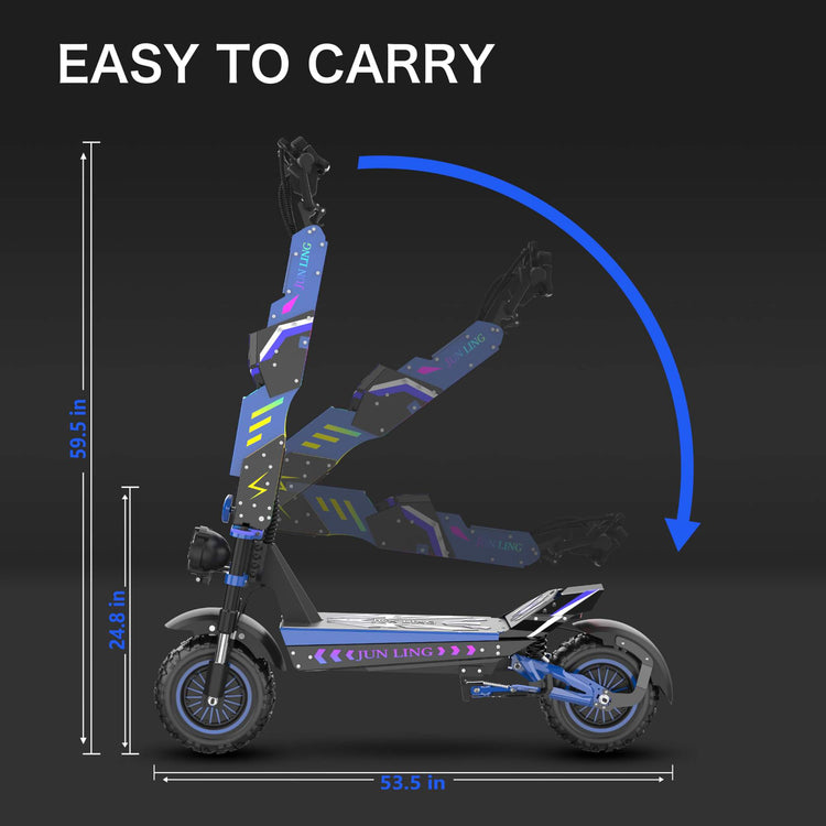 Rooder JL80 Dual Motor 6000W Electric Scooter 43MPH Smart APP for Sale 19