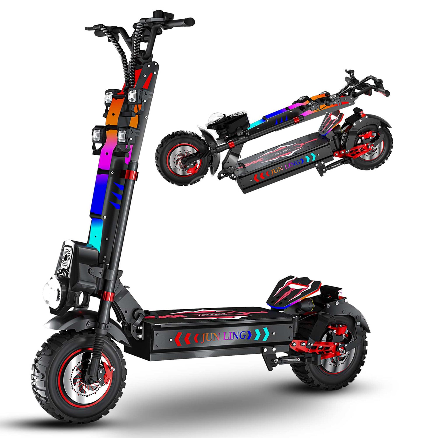 Rooder JL86 10000W Electric Scooter for Adults with Dual Suspension 2