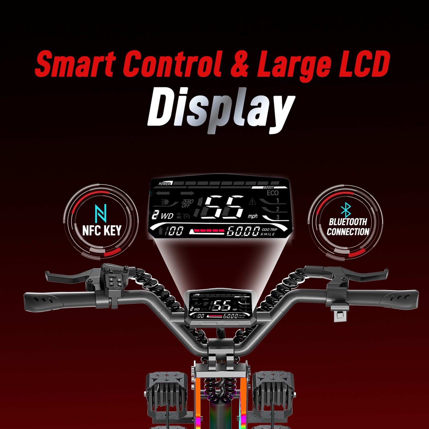 Rooder JL86 10000W Electric Scooter for Adults with Dual Suspension 18