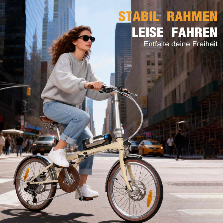 Rooder Smart20 Folding Electric Bike 36V 250W 25KM/H CE for Sale - for women