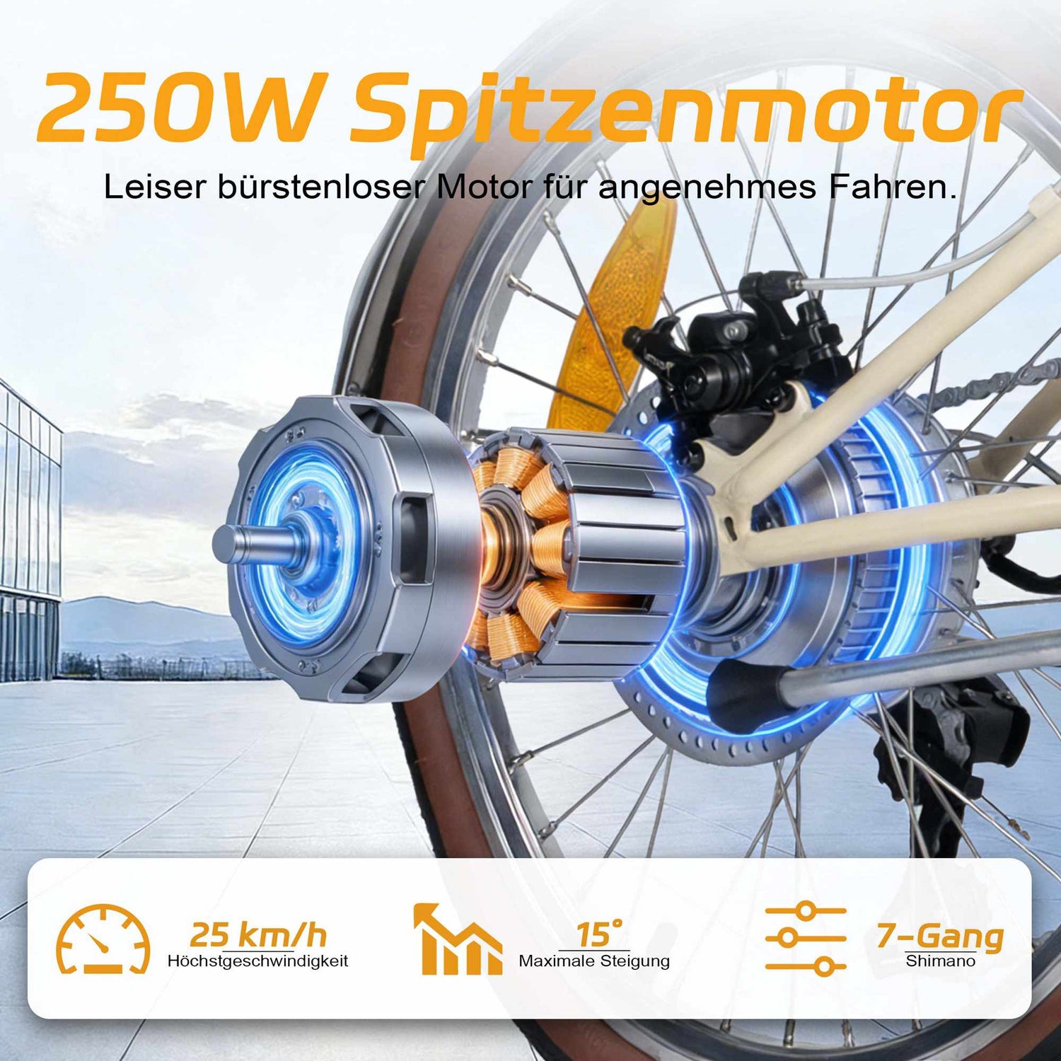 Rooder Smart20 Folding Electric Bike  - 250w motor