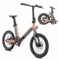 Rooder Smart30 Electric Bike 36V 9.6Ah 250W 25KM/H 20inch Tires - rose gold color with gray