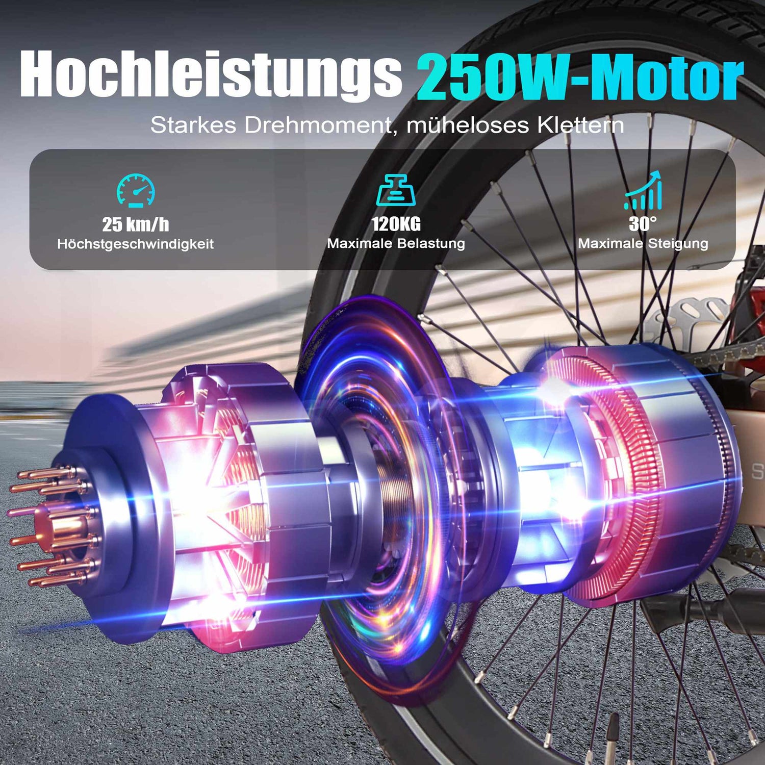 Rooder Smart30 Electric Bike - 250w motor
