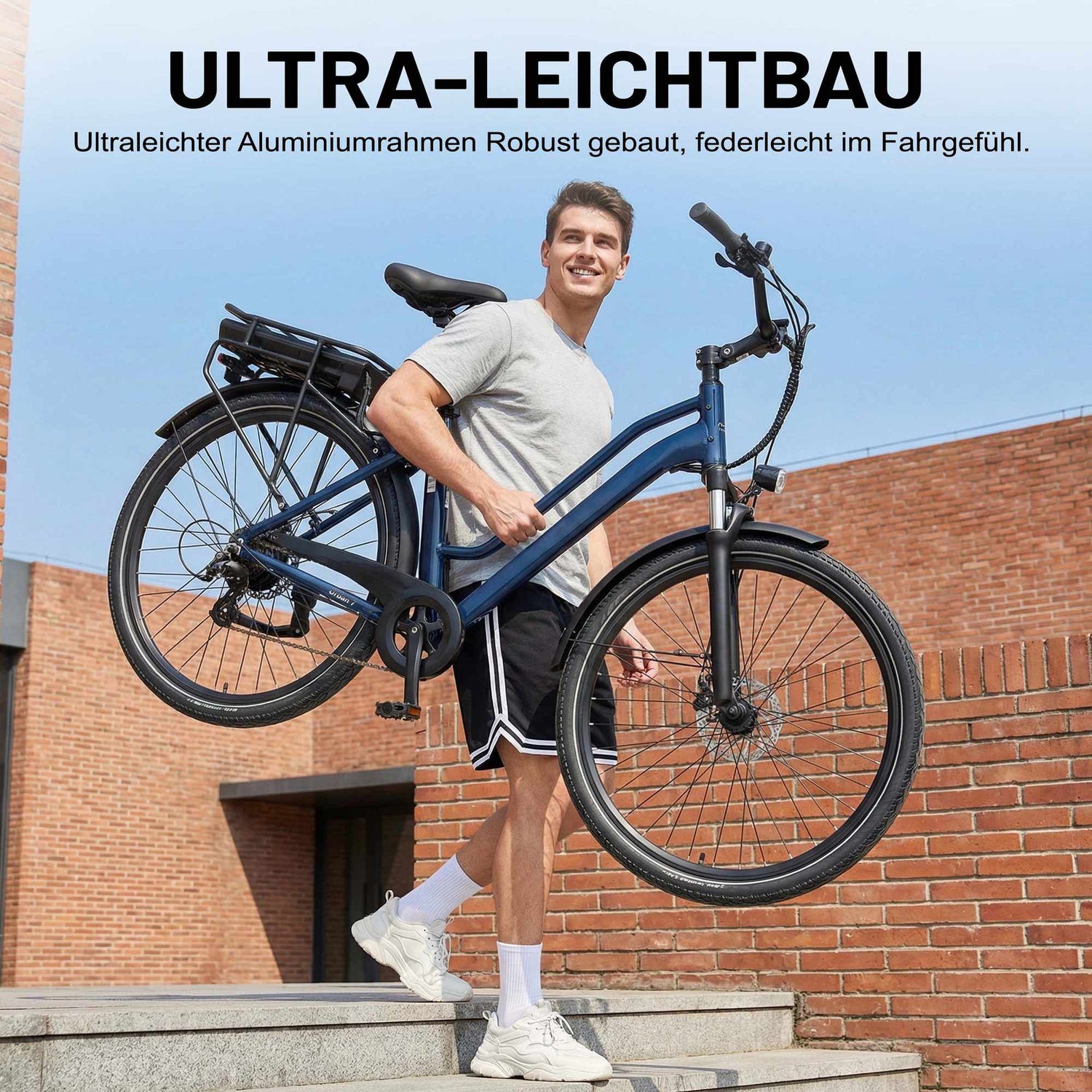 Rooder Urban 7 Electric Bike - lightweight