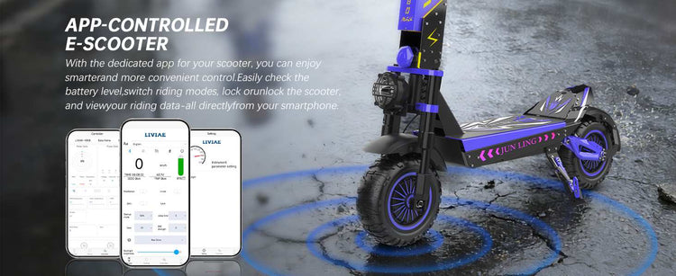 Rooder JL80 Dual Motor 6000W Electric Scooter 43MPH Smart APP for Sale 2026 16