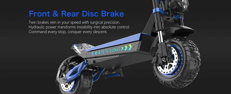 Rooder JL80 Dual Motor 6000W Electric Scooter 43MPH Smart APP for Sale 2026 19