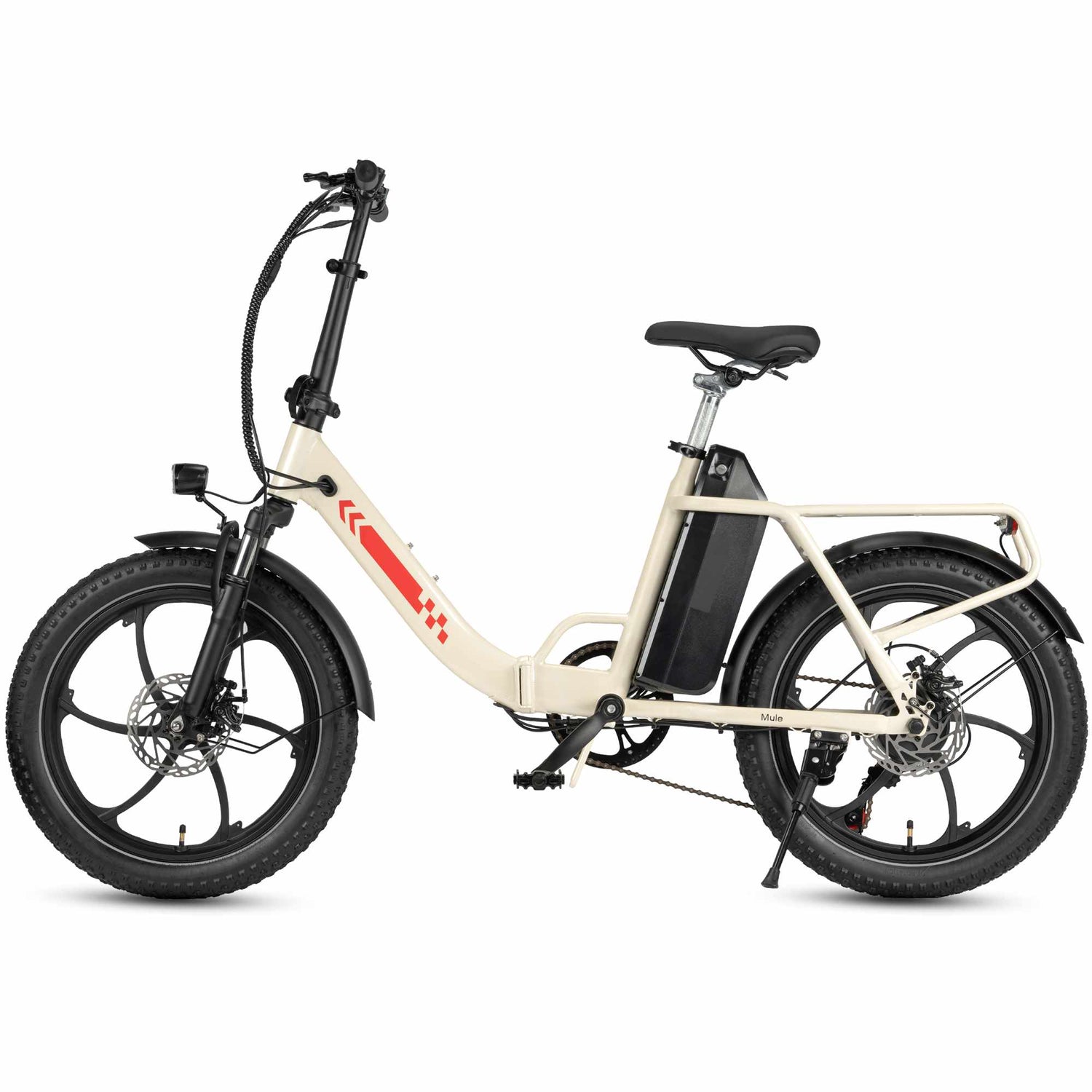 Rooder MULE Folding Electric Bicycle - left