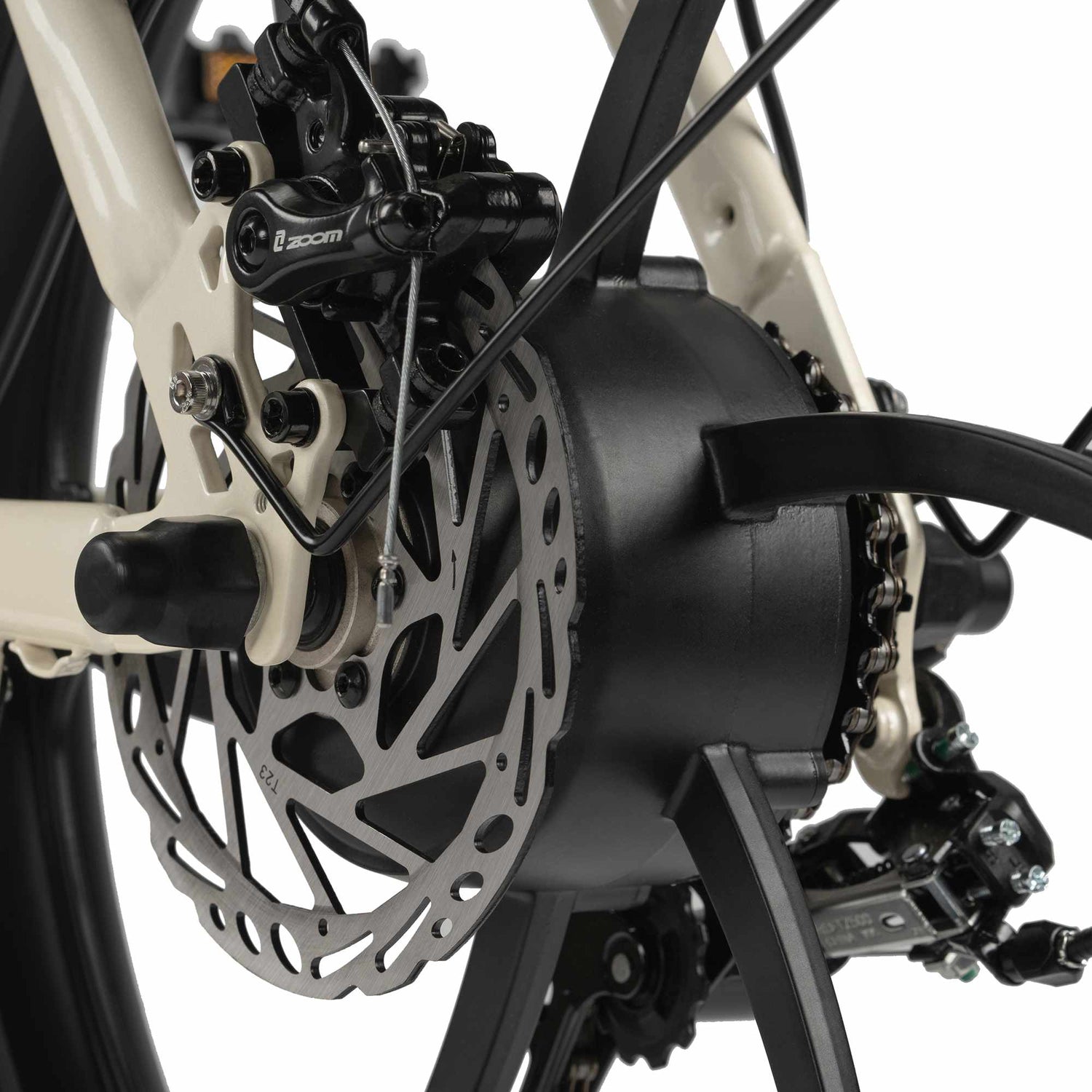 Rooder MULE Folding Electric Bicycle - motor, disc, zoom brand brake