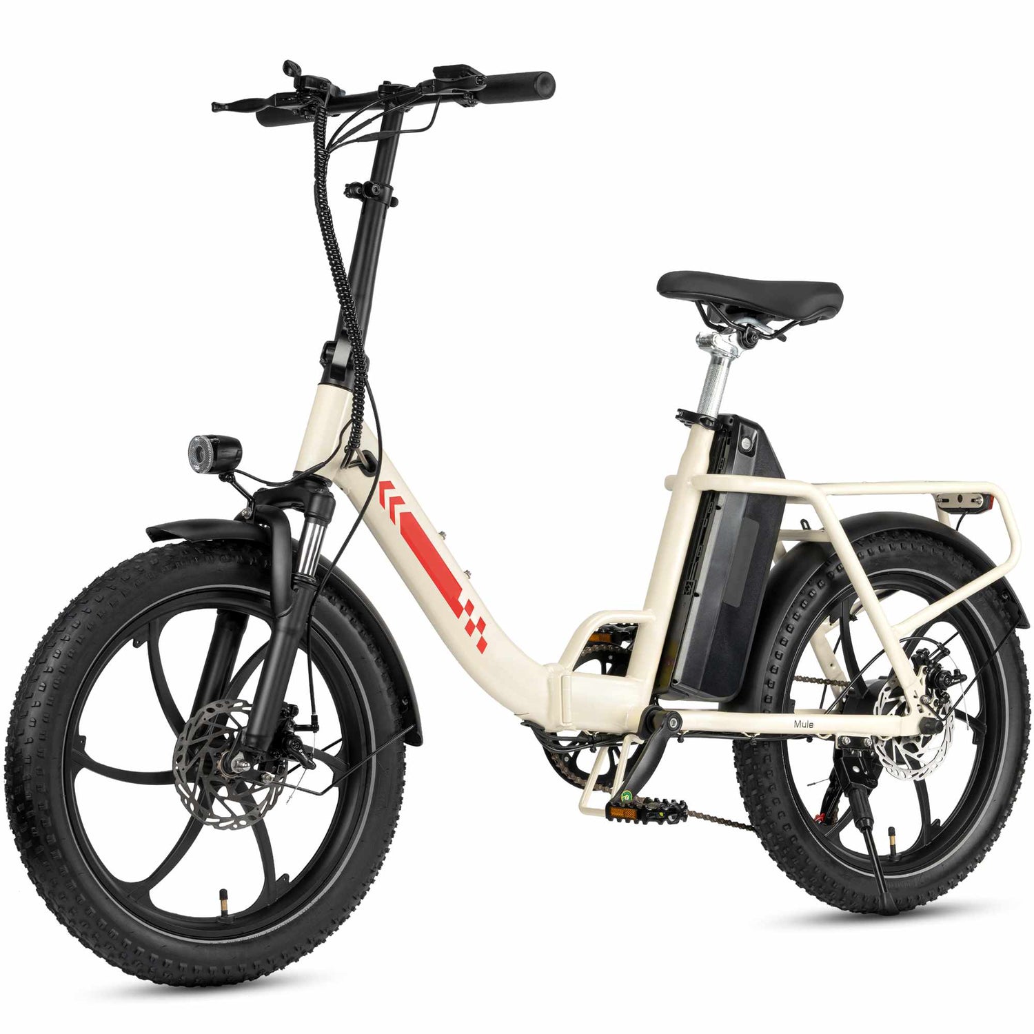 Rooder MULE Folding Electric Bicycle -white background