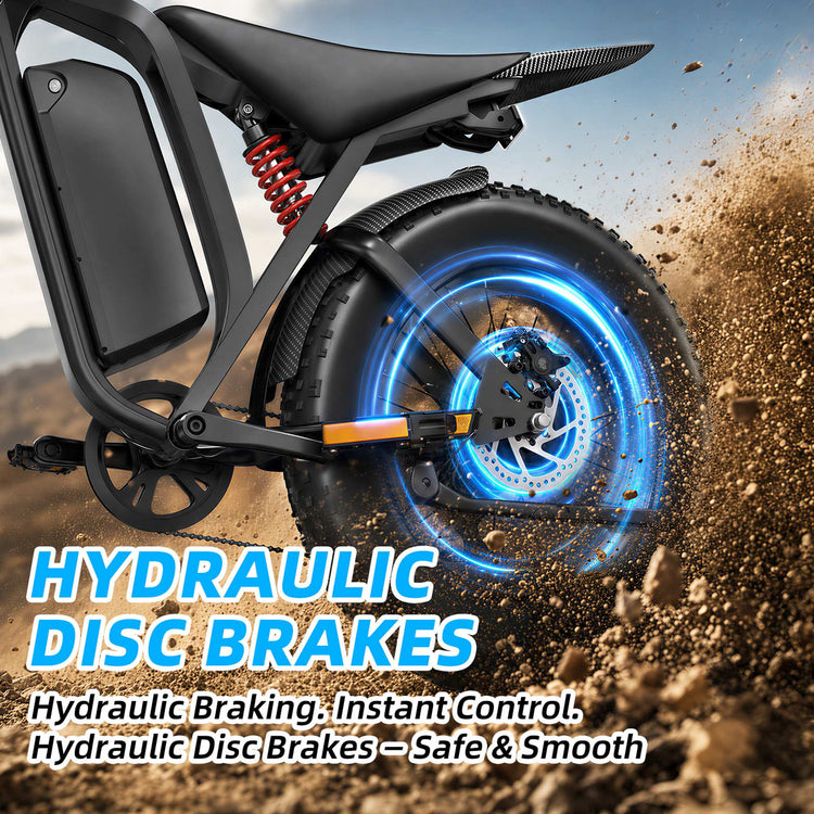 Rooder R700 1500W Electric Dirt Bike – 52V 25AH Adult E-Bike for Sale 36
