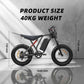 Rooder R700 1500W Electric Dirt Bike – 52V 25AH Adult E-Bike for Sale 38