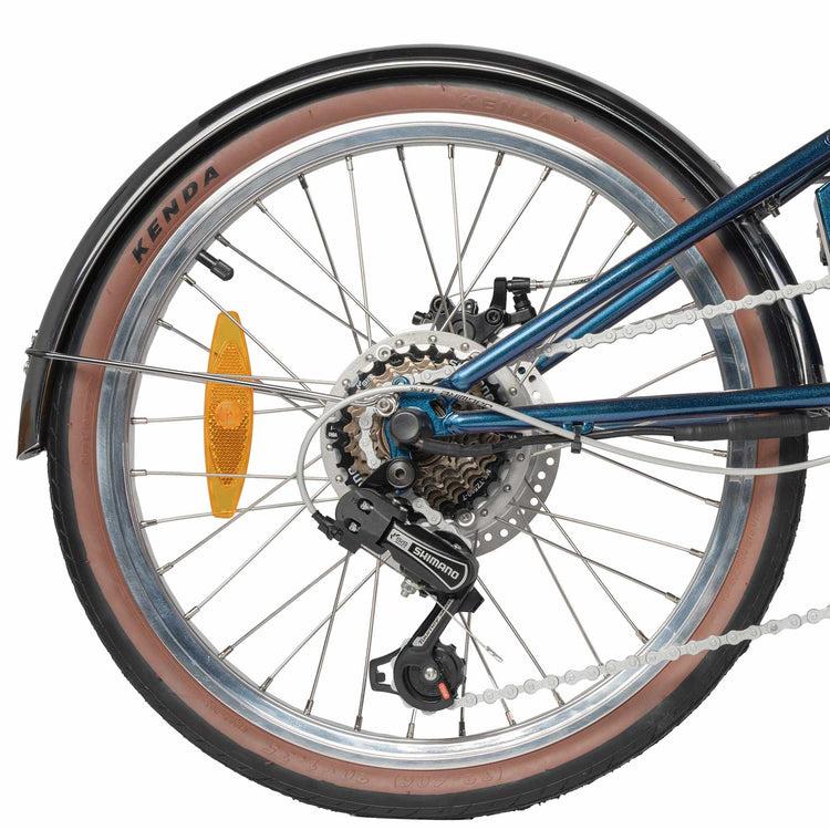 Rooder Smart20 Folding Electric Bike  - rear wheel, shimano 