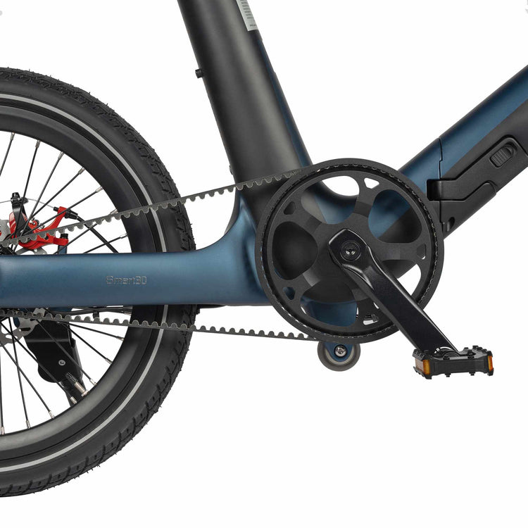 Rooder Smart30 Electric Bike - crank and belt gearing type