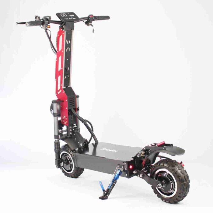 electric scooter with suspension