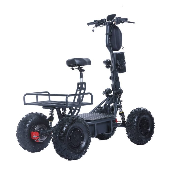 4 wheel electric scooter Fierce Bull 60v 52a 10000w